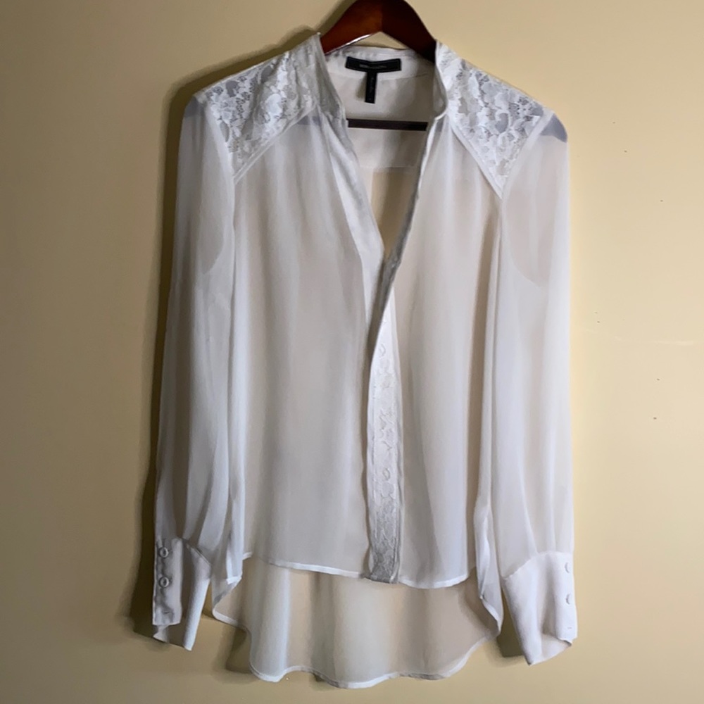 BCBG Maxazria Long Sleeve Blouse